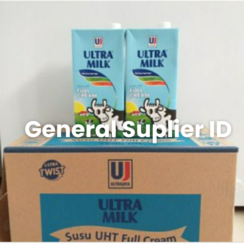 Susu Ultramilk Full Cream Putih UHT 1000ml 1 Liter 1 Dus Isi 12