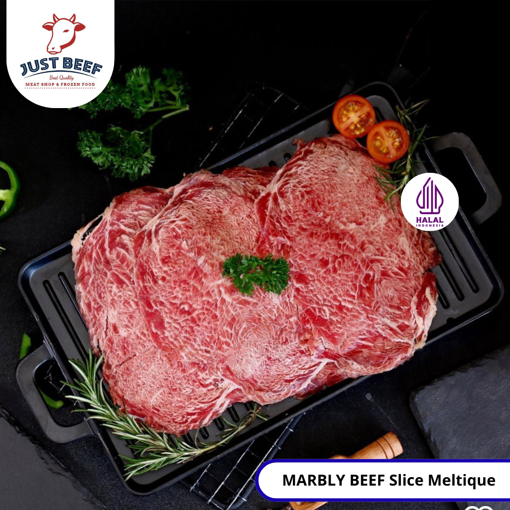 

Daging Sapi MARBLY BEEF Slice Meltique - 250gr / 500gr / 1kg