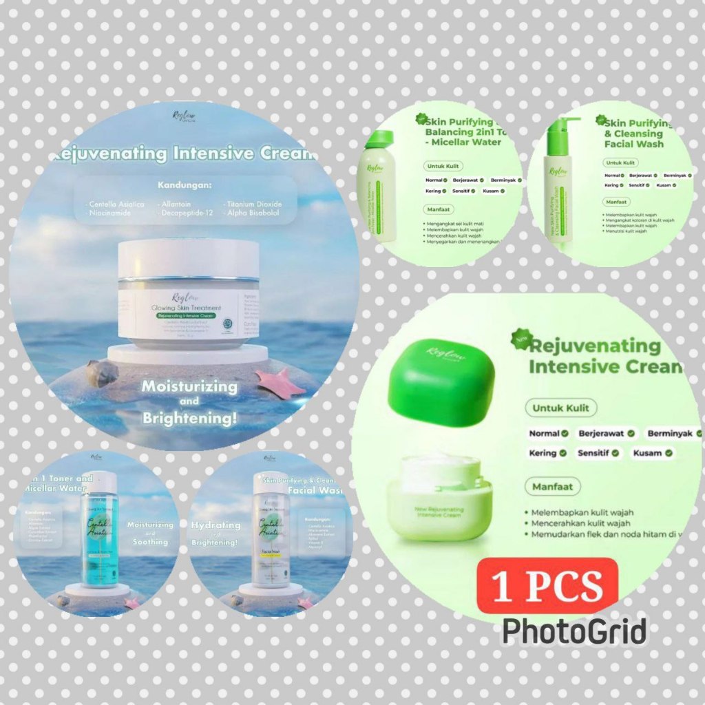 (ORI 100%) (ECERAN) Reglow Skincare Original Bpom Dr. Shindy /  Re Glow Beauty Skincare 100% Ori