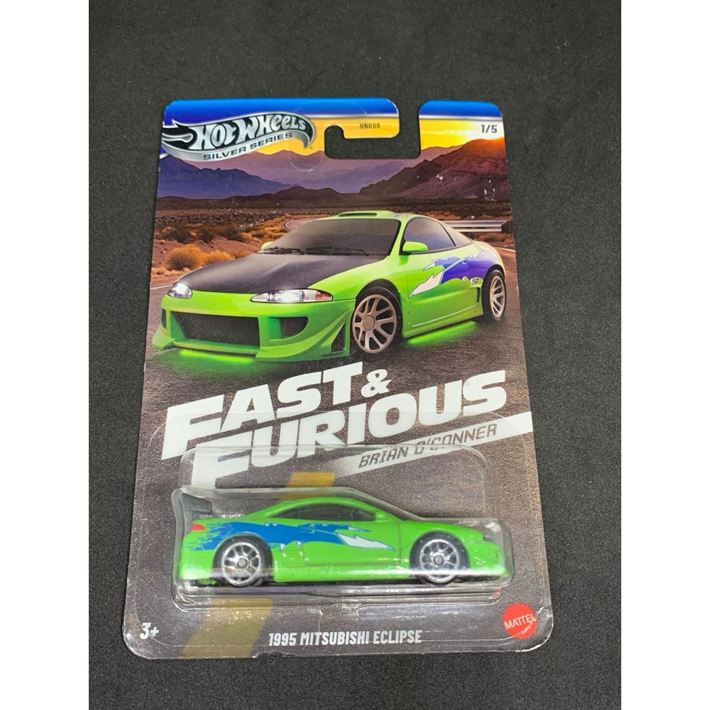 Hot Wheels Fast and furious Bryan Mitsubishi eclipse green