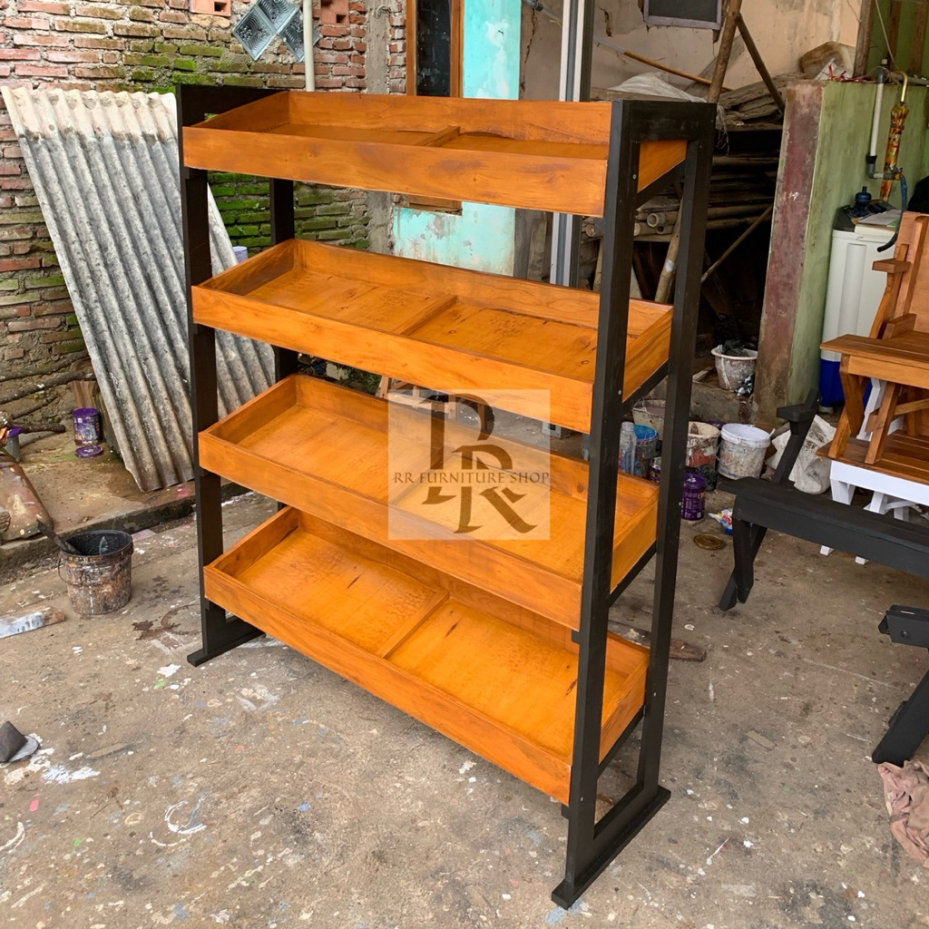 Rak Display Susun Serbaguna Bisa Bongkar Pasang / Rak Warung / Rak Sembako / Rak Sayur / Rak Buah / 