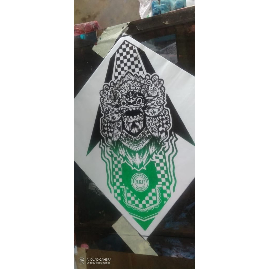 Kertas Layangan Minyak 2 warna sembur (1000pcs)