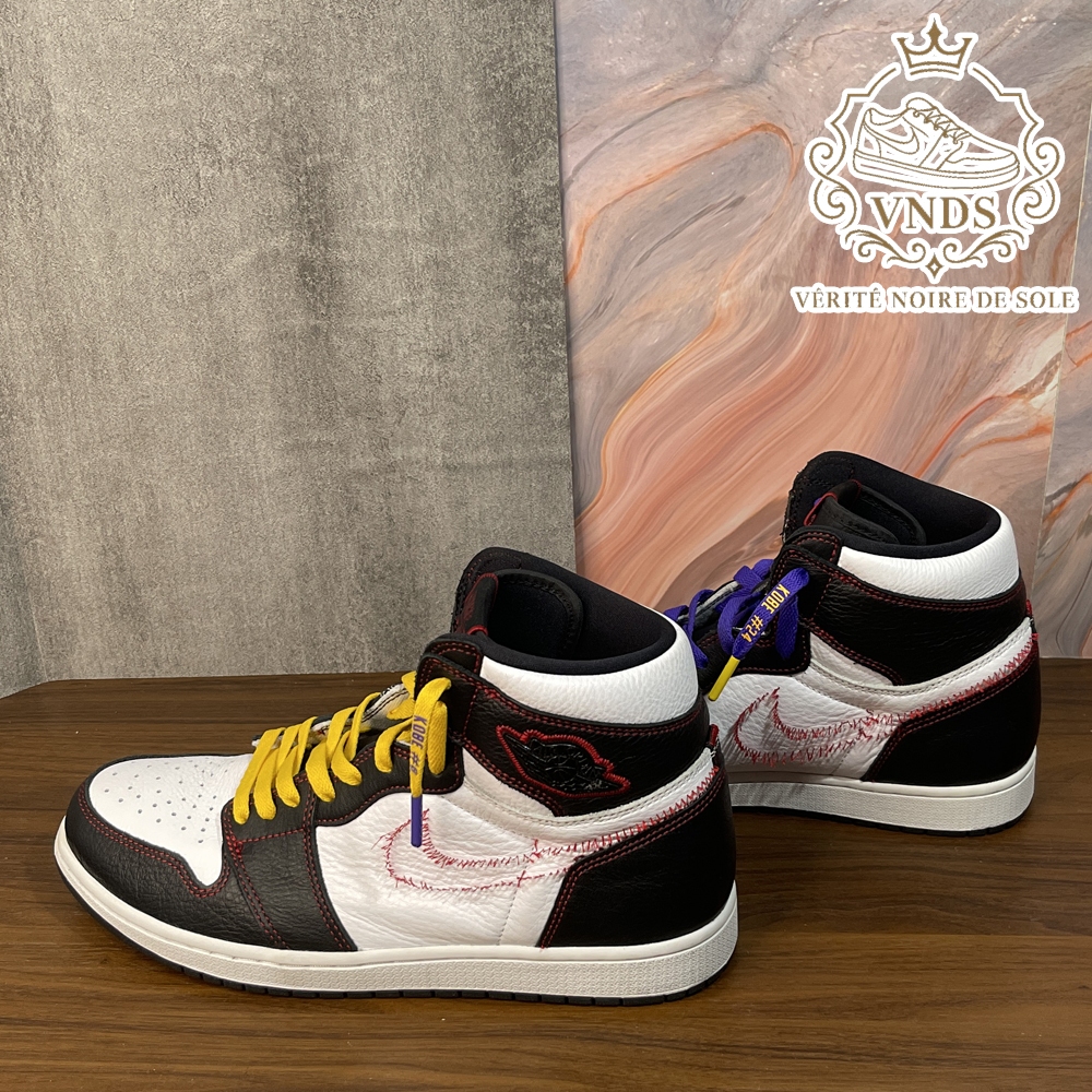 Sneakers Nike Air Jordan 1 Defiant White Black Ukuran EU 45.5 US 11.5 - Sepatu kondisi VNDS Original