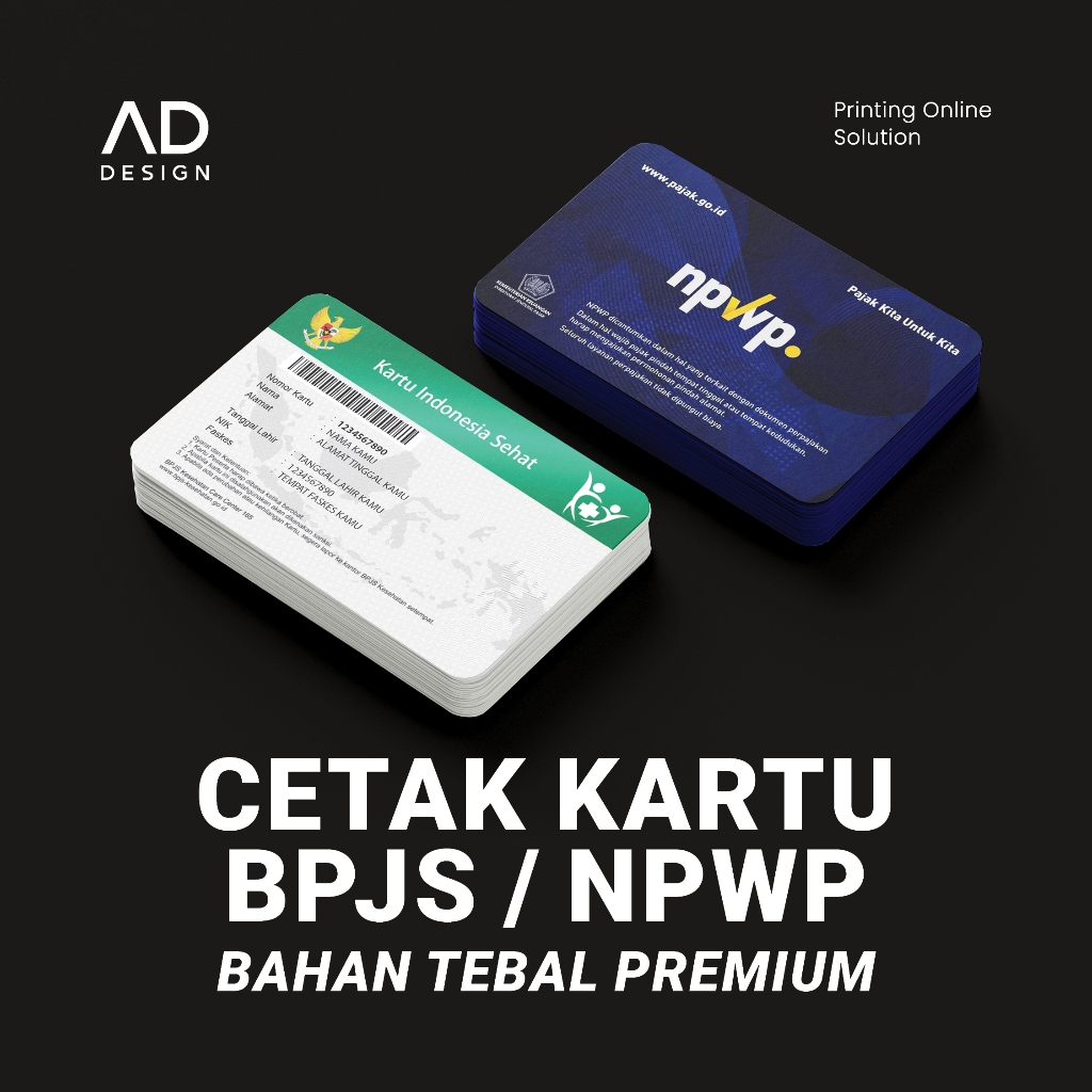 

KARTU PVC BPJS NPWP PREMIUM