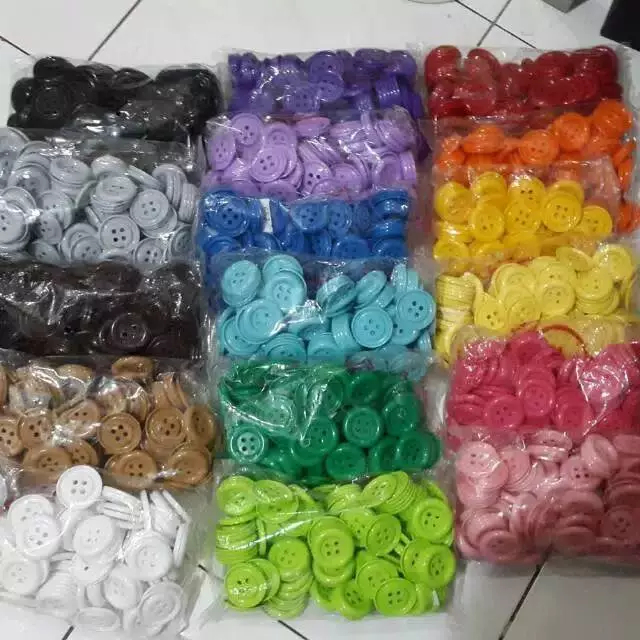 Grosir Kancing Daster Warna-warni 1 Pack Besar Murah Isi 3000 pcs