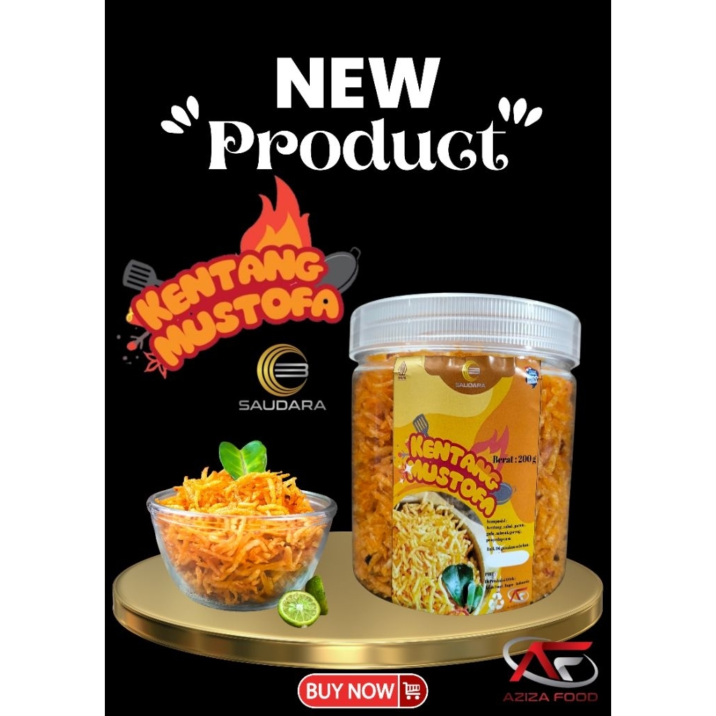 

Kentang Mustofa 3 Saudara Aziza Food 200 g