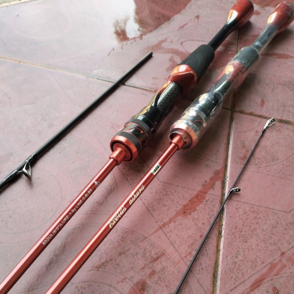 joran pancing UL exvius ashura  solid carbon fuji ring