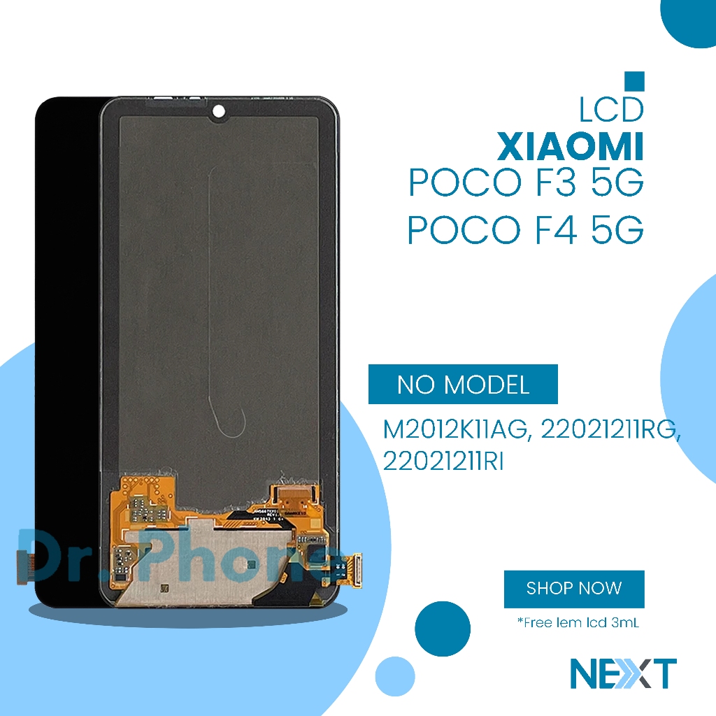 LCD Xiaomi Poco F3 5G / LCD Xiaomi Poco F4 5G - Fullset Touch Screen