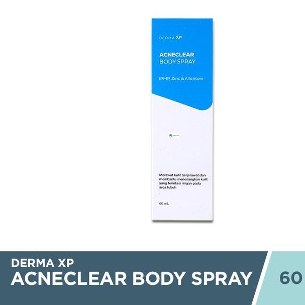 Derma Xp Acneclear Body Spray 60 Ml Botol / Derma Xp Semprot Jerawat PUNGUNG