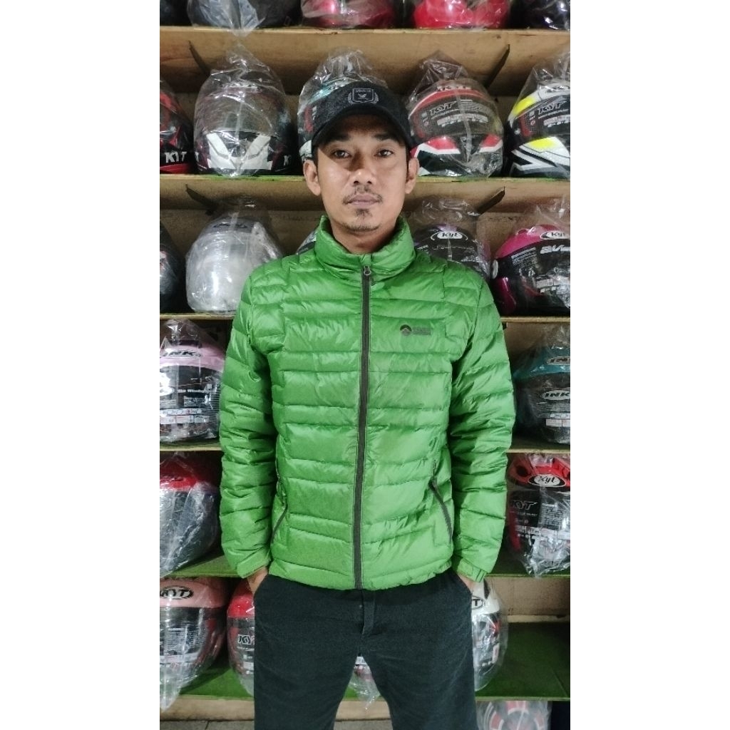Jaket gelembung cacing buluangsa brand FEVER GREEN
