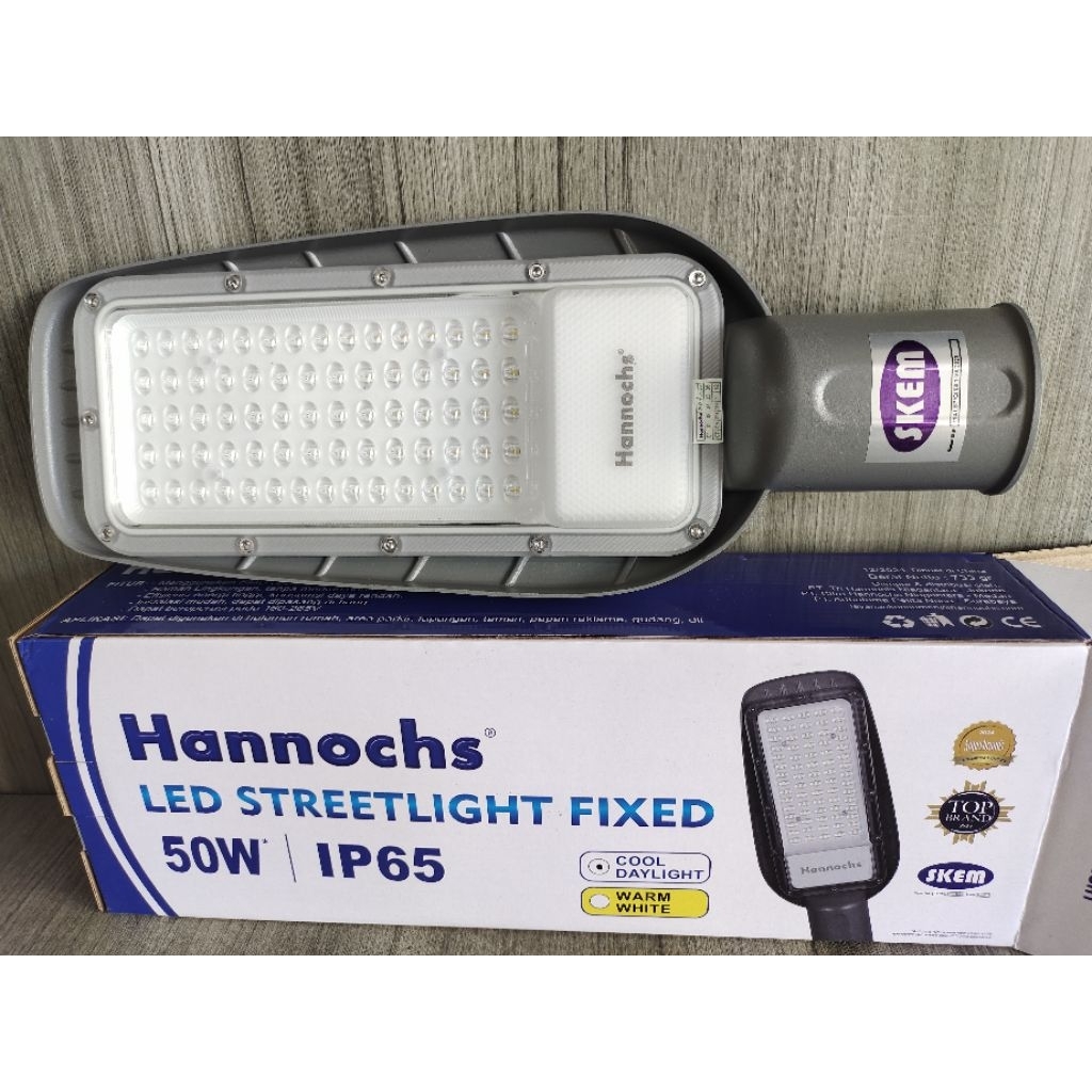 LAMPU JALAN (LED STREETLIGHT) HANNOCHS FIXED 50W