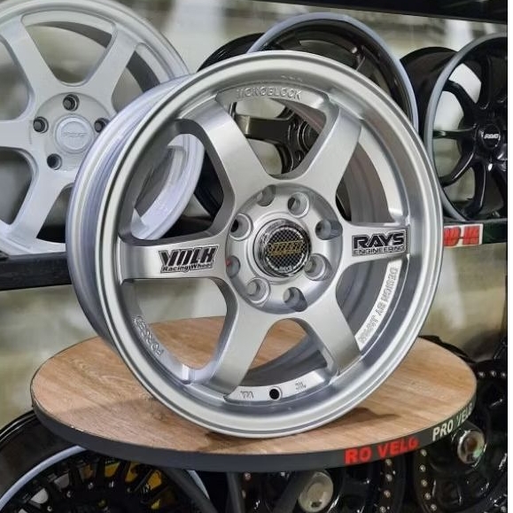 Velg Mobil Ring 14 PCD 4×100/114.3 Rep. VolkRays TE37 Racing Wheel Brave 619