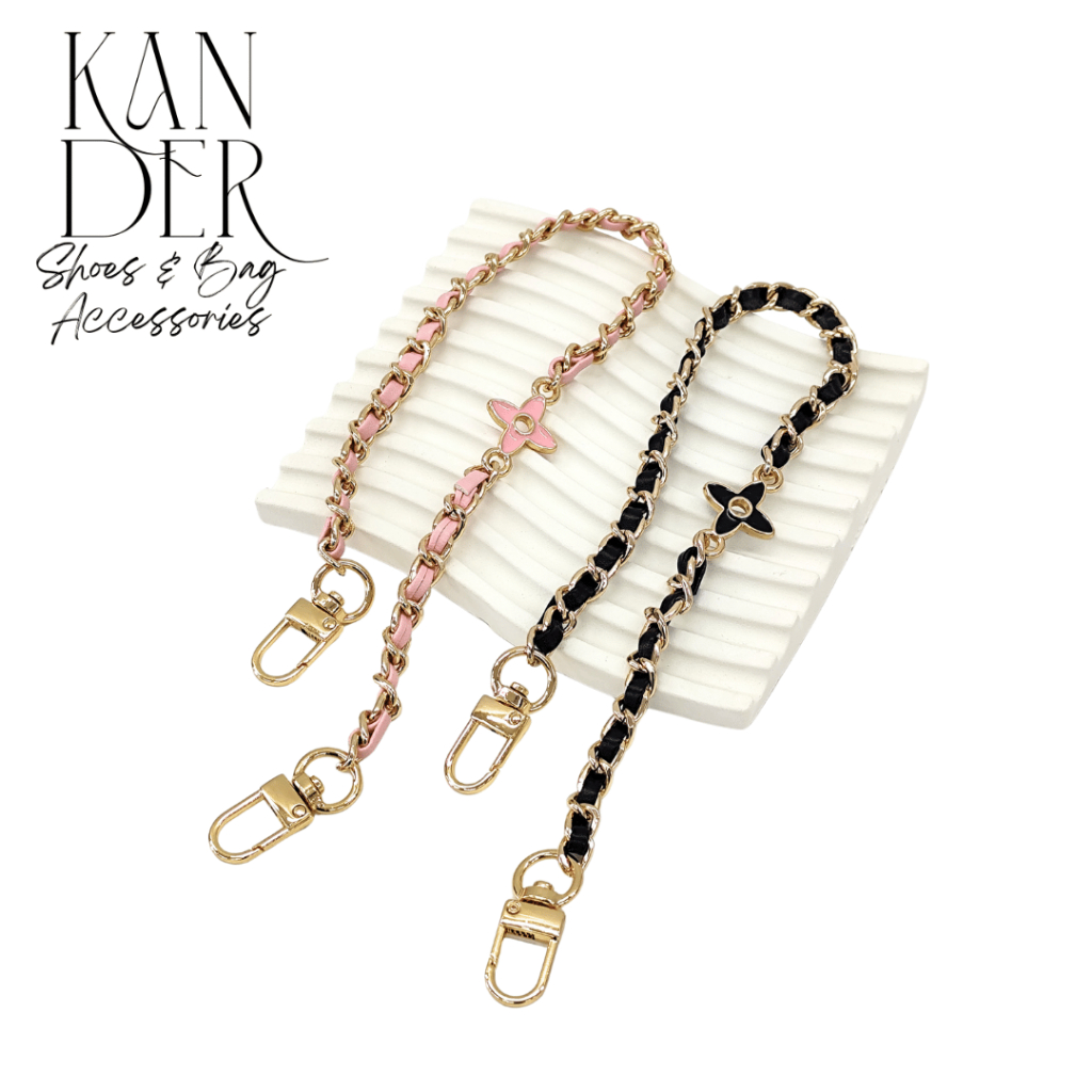 KANDER Iron Bag Chain 38cm Tali Tas Rantai Ulir Tali Rantai Premium Mewah Tali Gantungan Hp PULT02