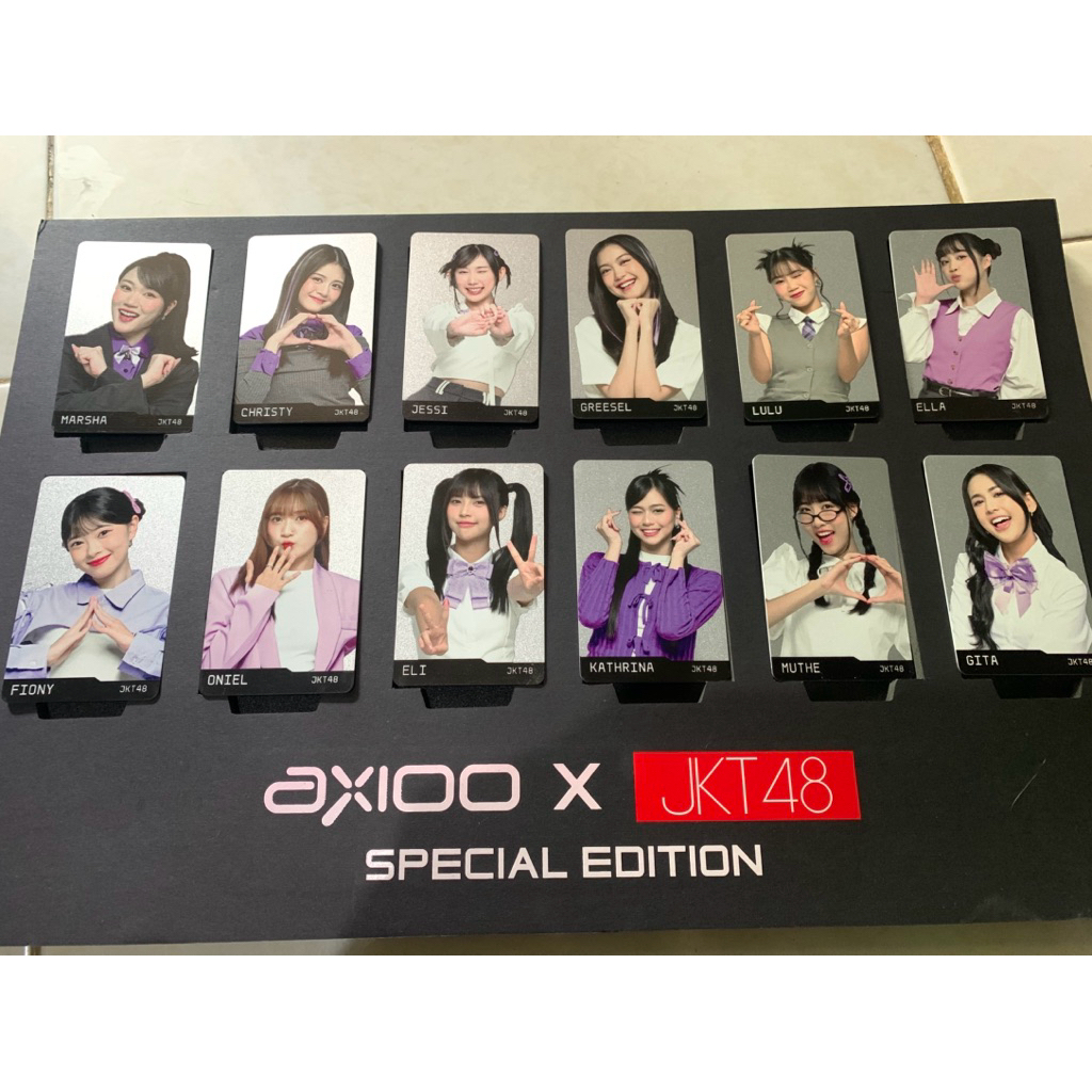 12Pcs Photocard JKT48 x Axioo special edition