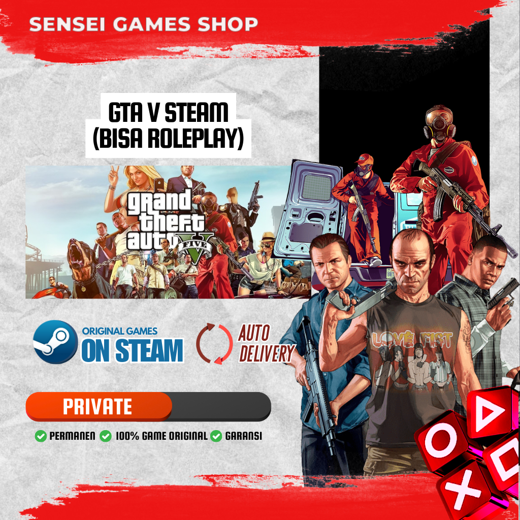 [BONUS STEAM KEY] GTA V STEAM / GRAND THEF AUTO 5 / AUTO DELIVERY / STEAM / Game PC / Games Computer