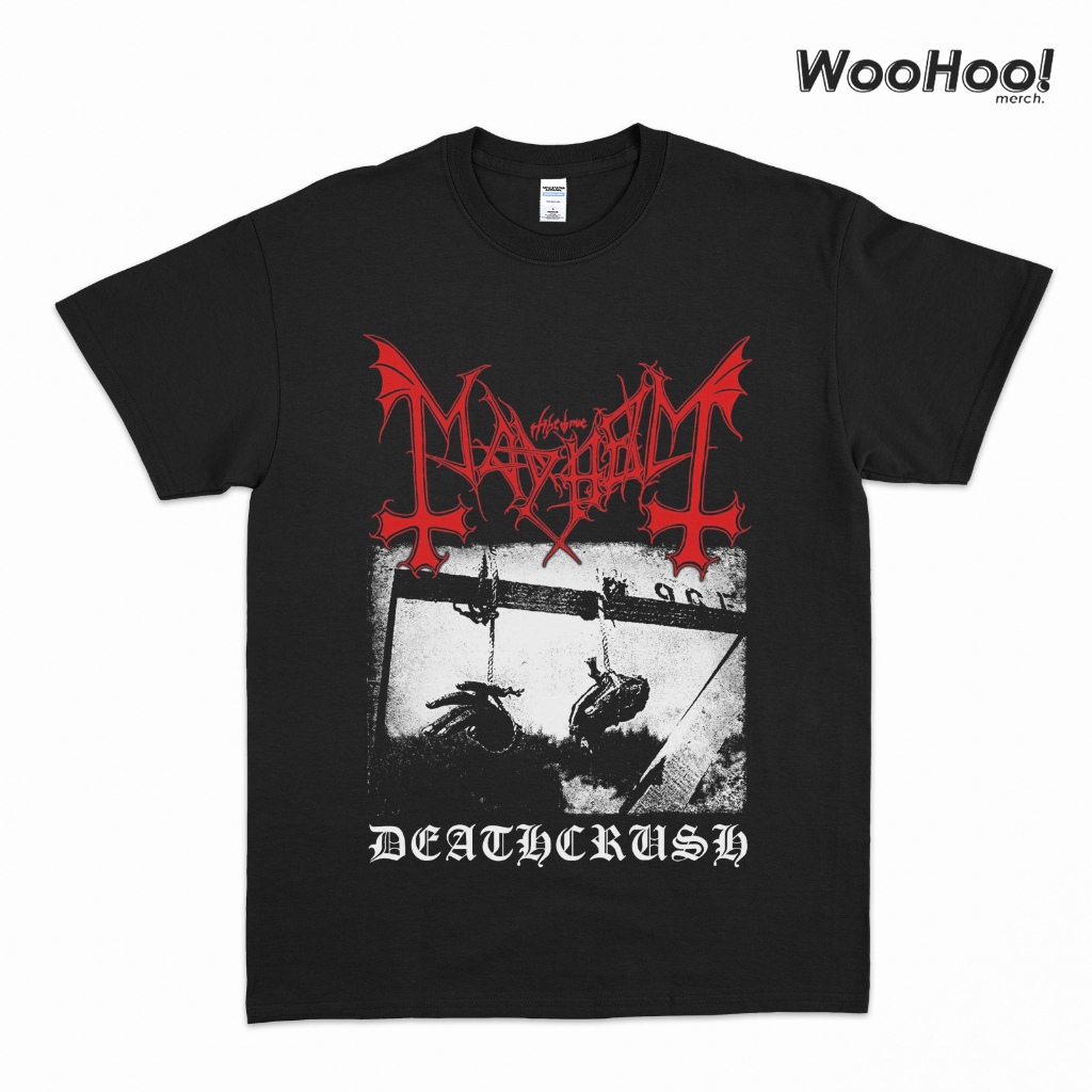 Original Kaos Band Mayhem - Deathcrush / T-Shirt Band Unisex Tee