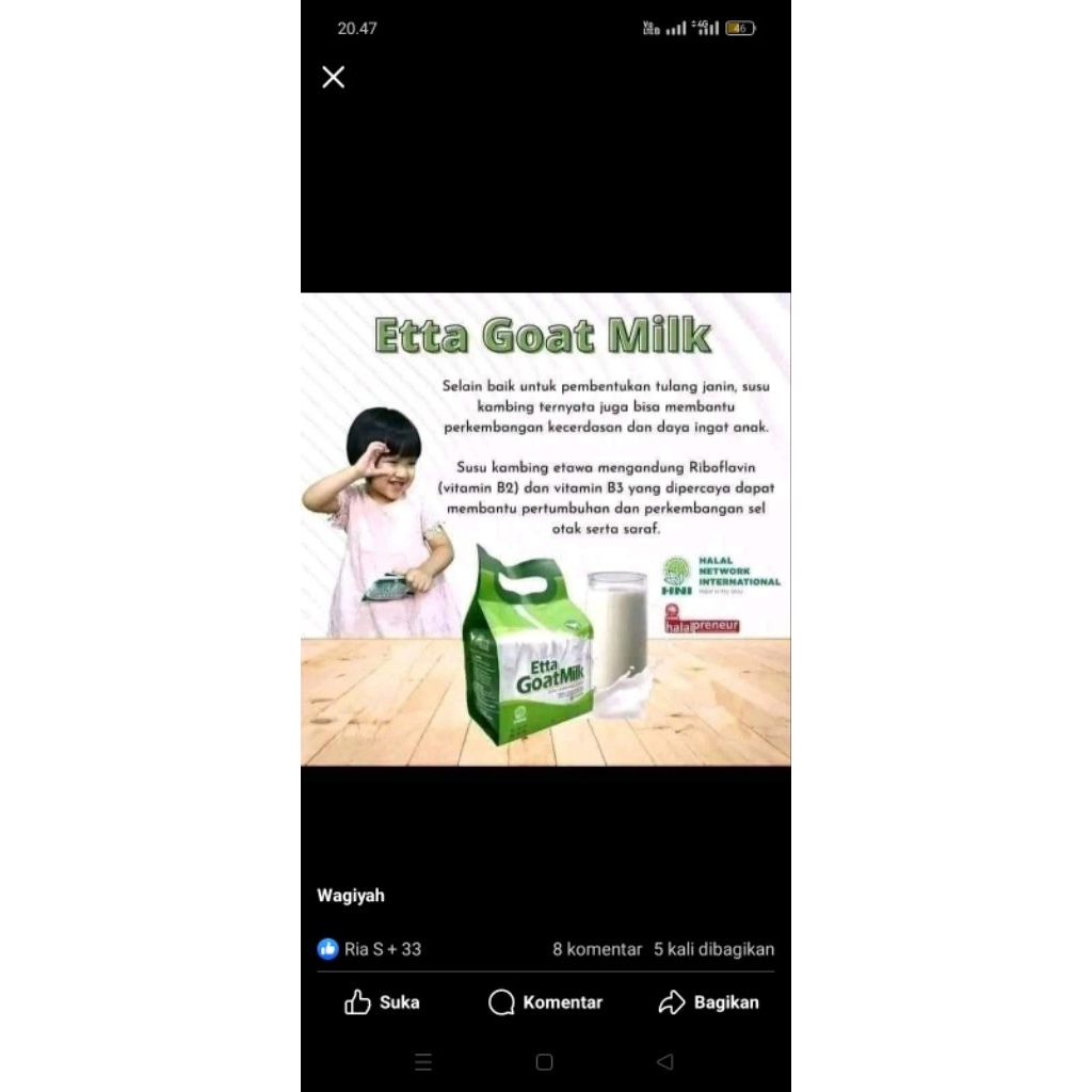 susu kambing etawa asli