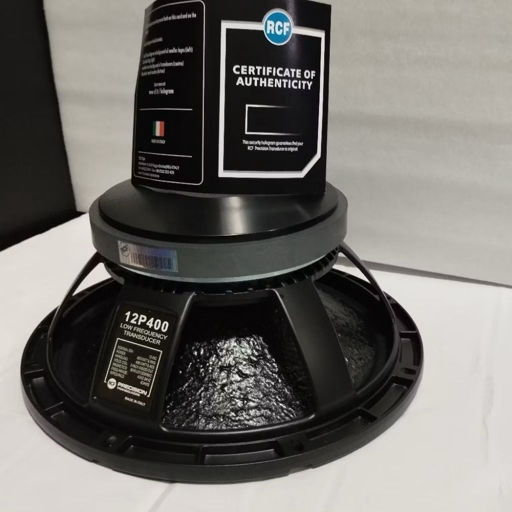 SPEAKER KOMPONEN RCF 12 INCH RCF 12P400 ORIGINAL KULIT JERUK GRADE A