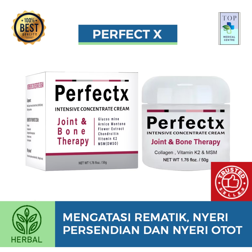 PERFECTX INTENSIVE CREAM Asam Urat Terapi Sendi Lutut Pinggang Rematik ORIGINAL