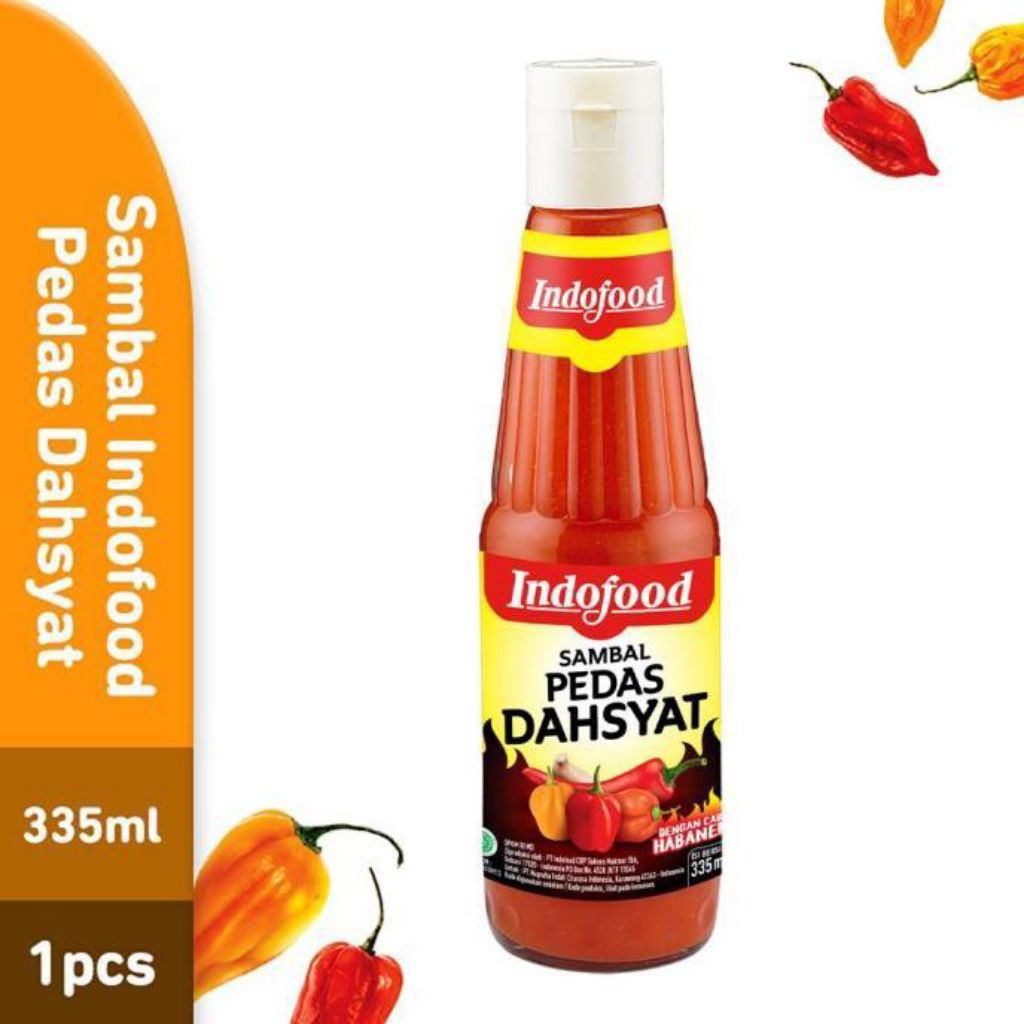 

Sambal Indofood Pedas Dahsyat 335 Ml