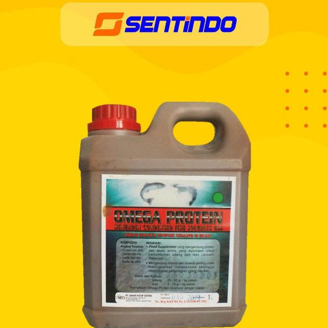 Omega Protein 1 Liter - Probiotik Udang dan Ikan Omega 1 Liter - Termurah