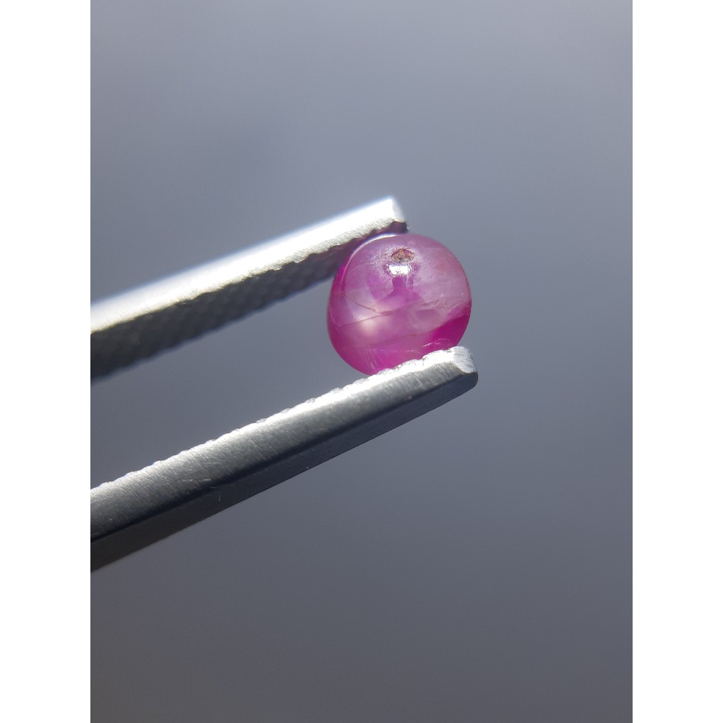 Loose stone cabochon ruby burma mirah kristal belang windusara star lawasan