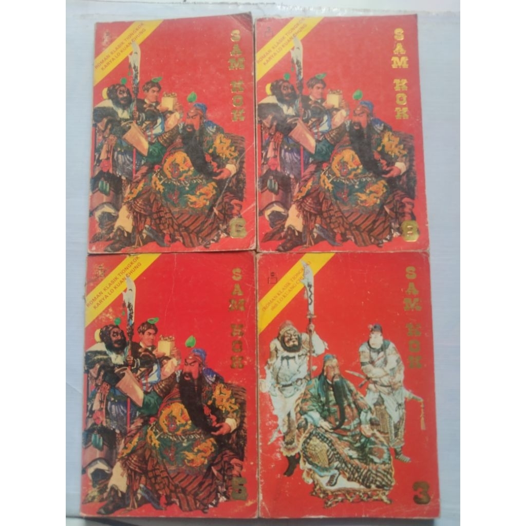 Novel Klasik Tiongkok SAM KOK 3, 5, 6, 8, 9 karya Lo Kuan Chung