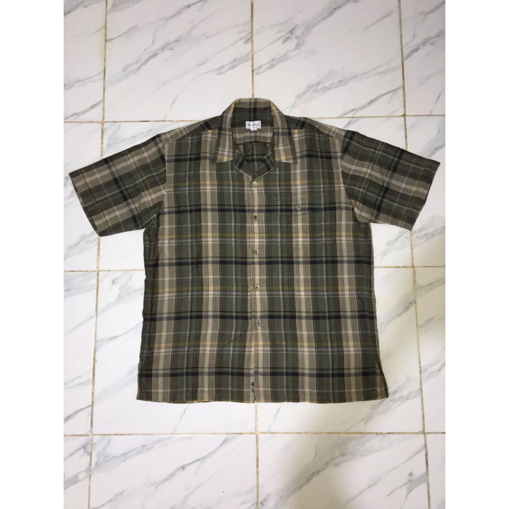VINTAGE KEMEJA BURBUR OPEN COLLAR