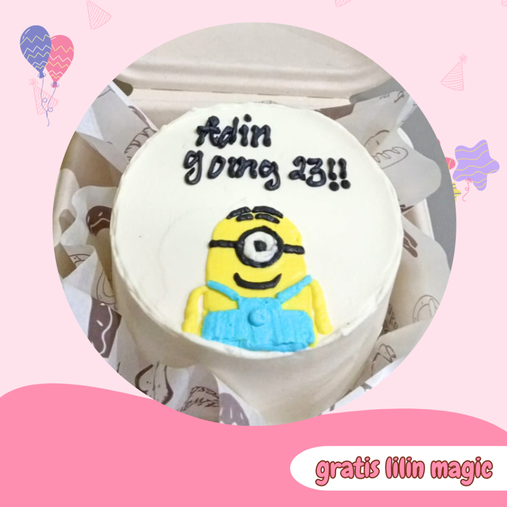 

Korean Bento Cake | Vanila Cake | Kue Ulang Tahun Mini | Birthday Cake