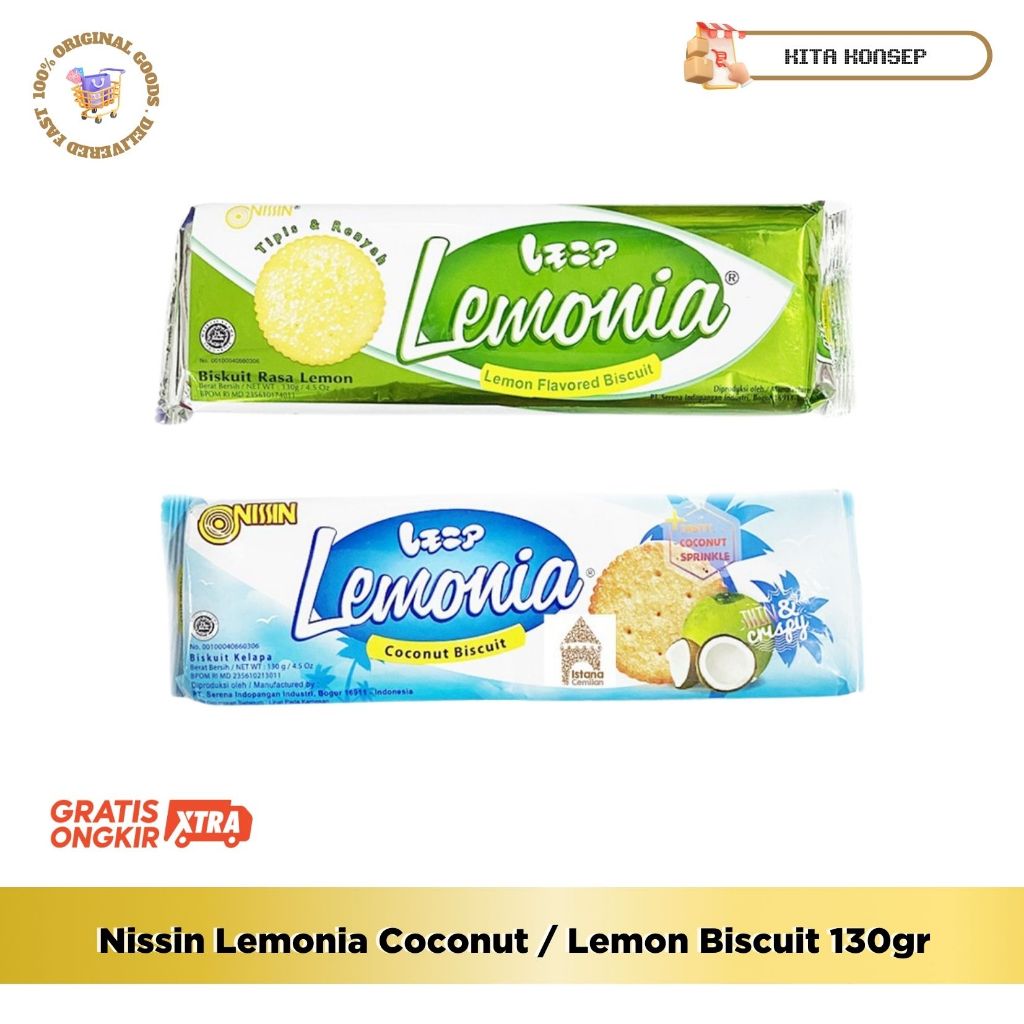 

Nissin Lemonia Coconut / Lemon Biscuit 130gr