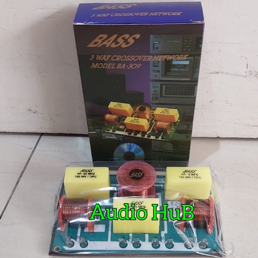 Kit Crossover Pasif 3 Way Network Bass BA 309 Speaker Rakitan BA 309