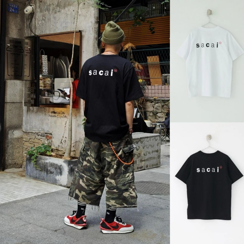 Sacai x Wtaps Print T-Shirt
