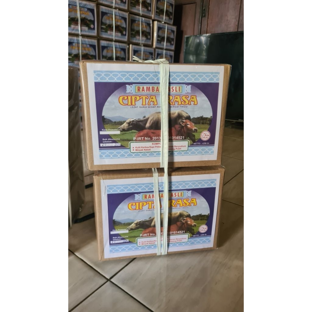 RAMBAK CIPTA RASA PAK TEGO KERUPUK KULIT SAPI KERBAU Kendal Pegandon