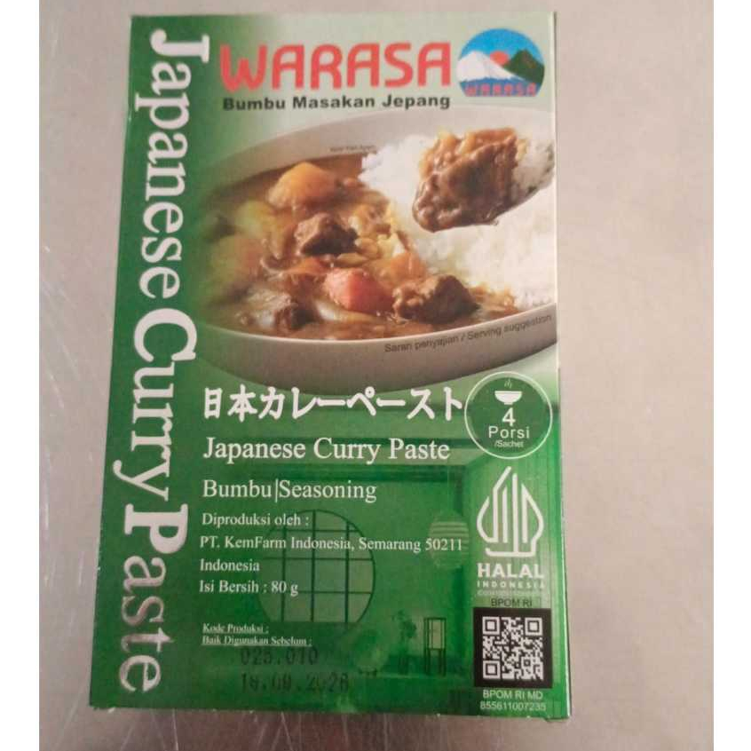 

Warasa Bumbu Masakam Jepang Sukiyaki / Warasa Bumbu Masakan Jepang Shabu Shabu / Warasa Bumbu Masakan Jepang Curry Paste