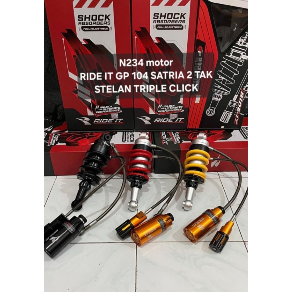Monoshock RIDE IT GP 104 STELAN TRIPLE CLICK SATRIA 2TAK