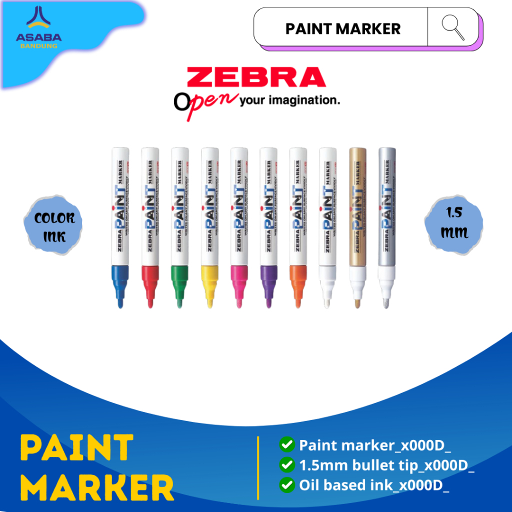 

Asaba Bandung - Zebra Paint Marker