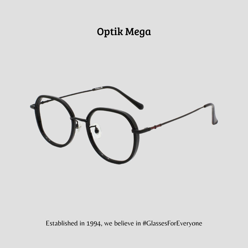 OPTIK MEGA - BOSSINI Titanium 2211 Black Gold/Black/Pink/Clear Blue