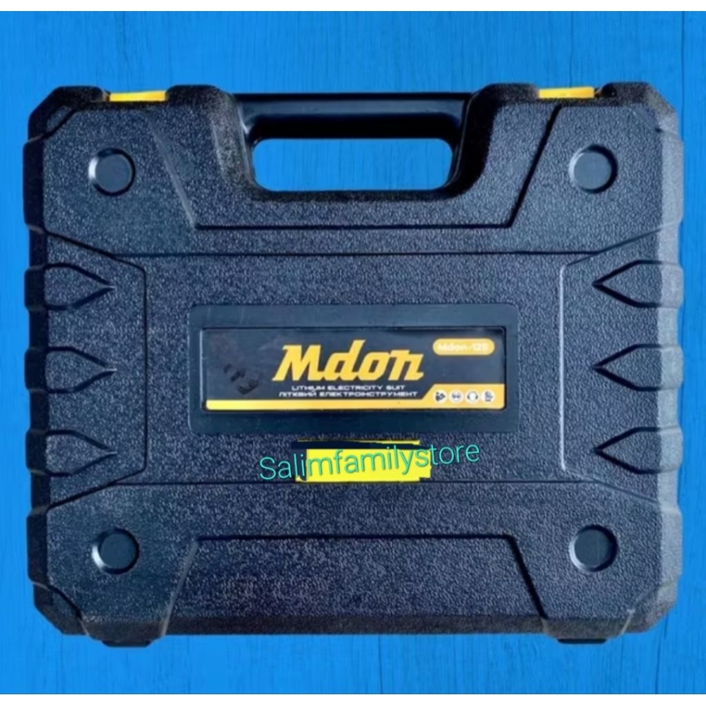 Mesin Bor Baterai Bor Beton Tembok Besi Cordless Impact Drill 12v Mdon