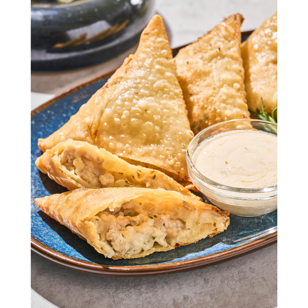 

Sambosa Chicken Alfredo / Isi 5 Pcs