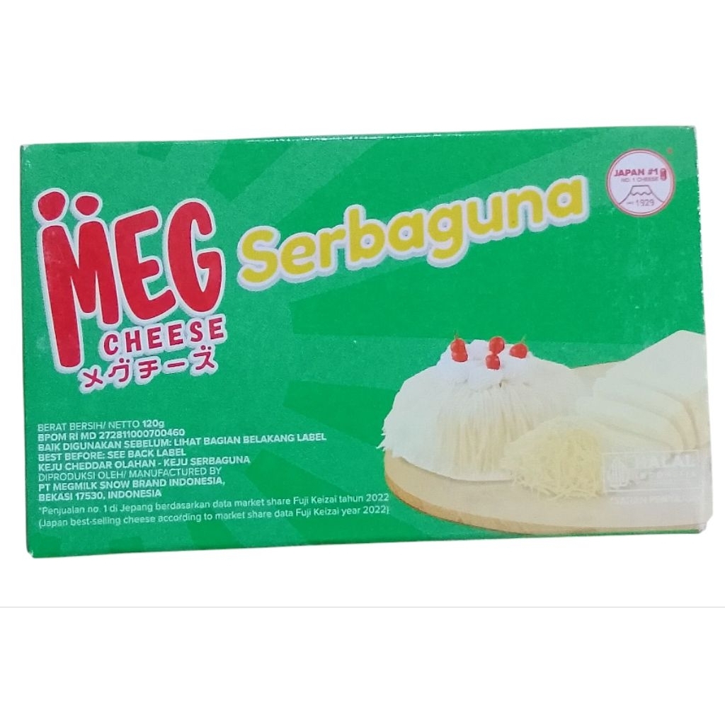 

Keju Meg Cheddar Olahan
