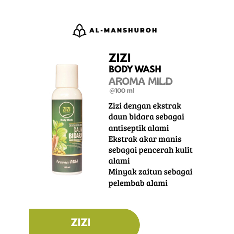 Sabun Zizi Body Wash Daun Bidara 450ml Aroma Mild