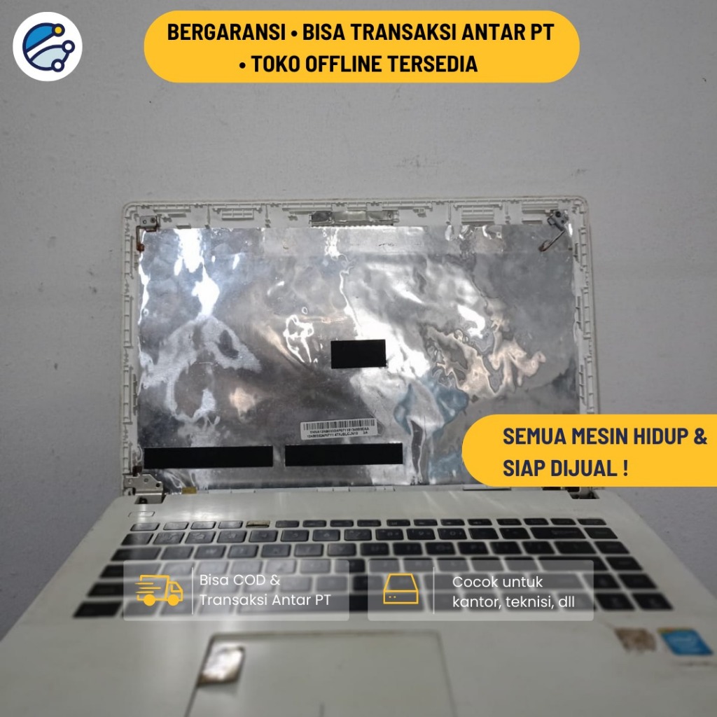 Switch On Off Laptop + Kabel Power / Tombol Power Laptop Internal / Power Button Laptop Copotan / Wi