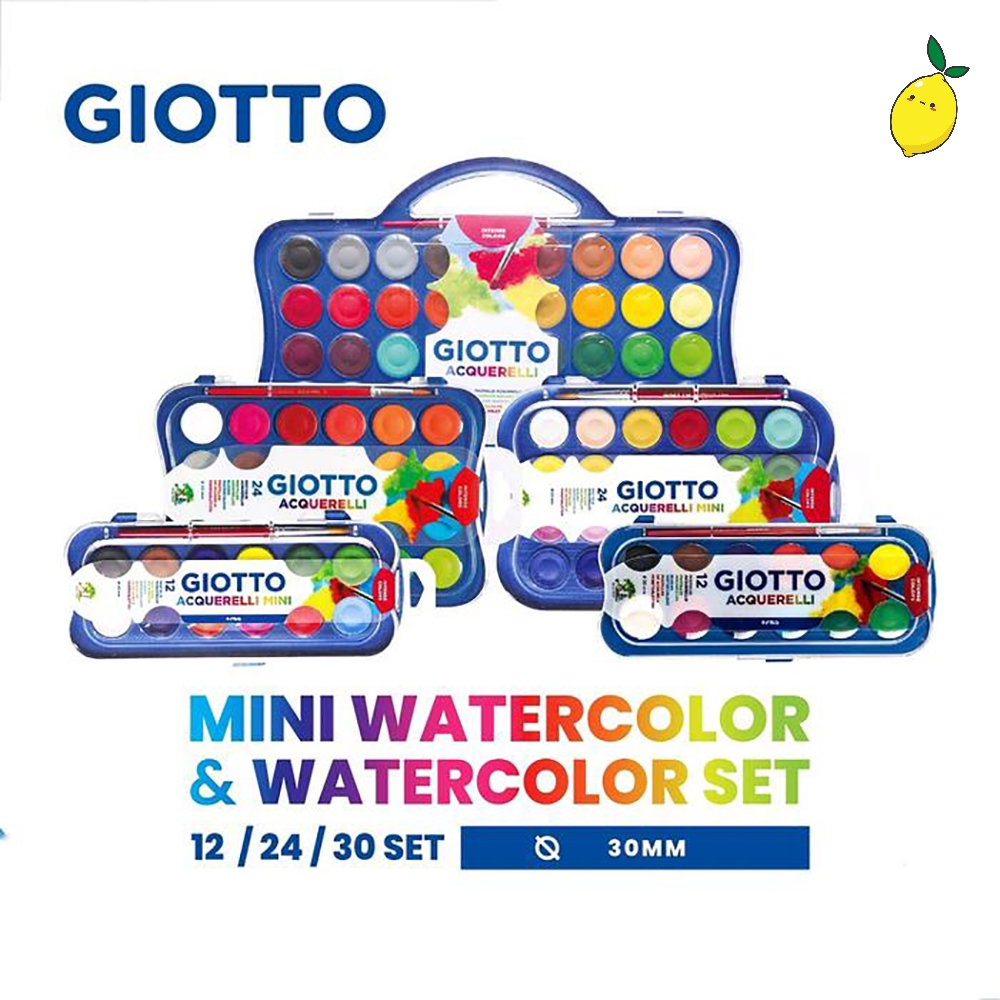 

Giotto Acquerelli 30mm / Cat Air Padat / Watercolor Blocks