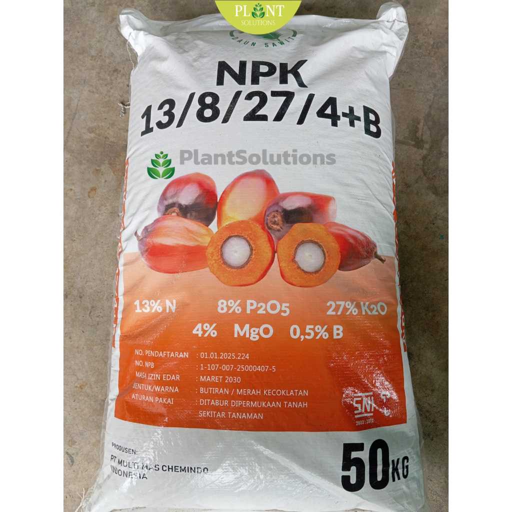 Pupuk Npk 13 8 27 4 50KG Mempercepat Pertumbuhan Tanaman Padi dan Jangung