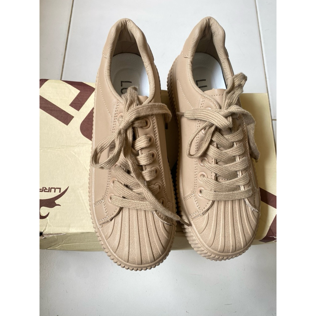 sepatu lurad warna coklat
