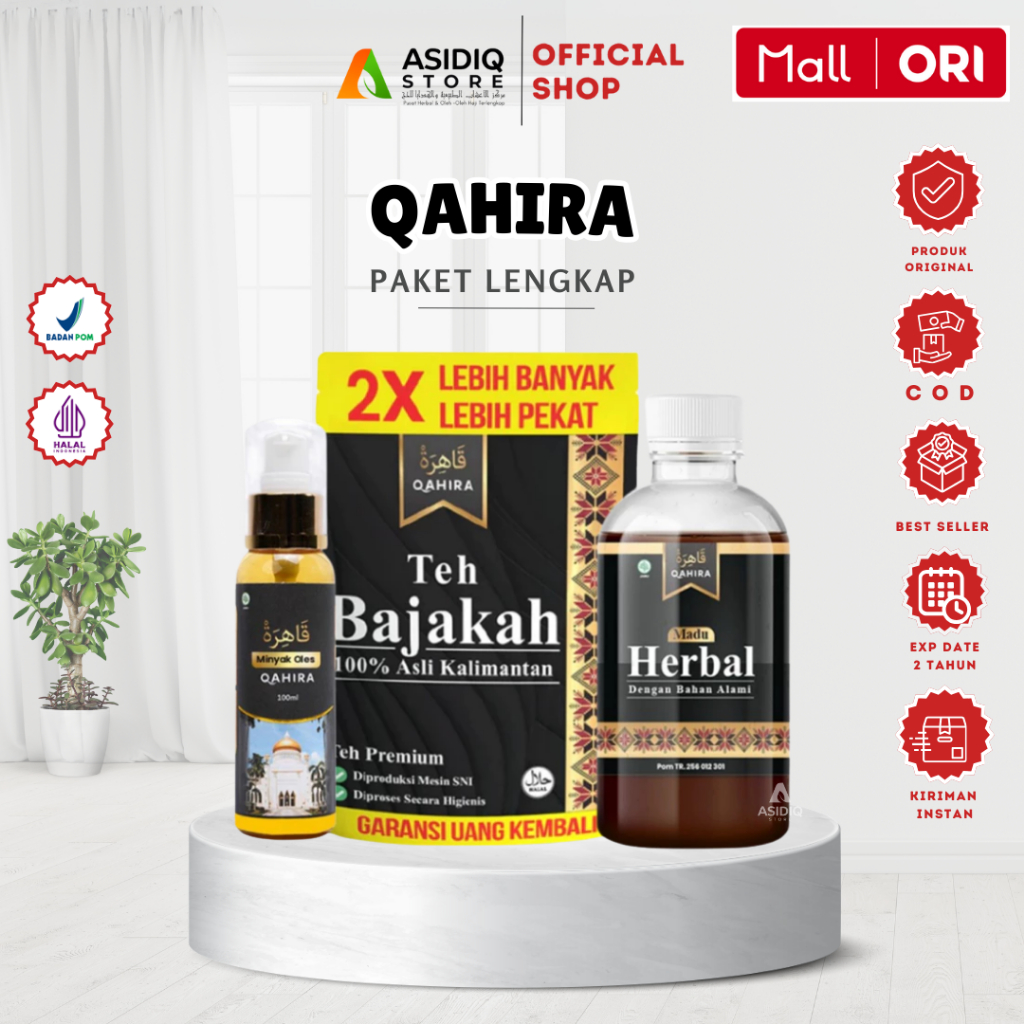 Qahira Obat Herbal Kempeskan Benjolan Lipoma Kista Klenjar Aman Tanpa Operasi Halal BPOM