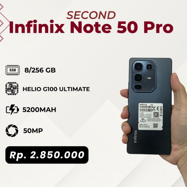 Infinix Note 50 Pro 8/256 Gb Second