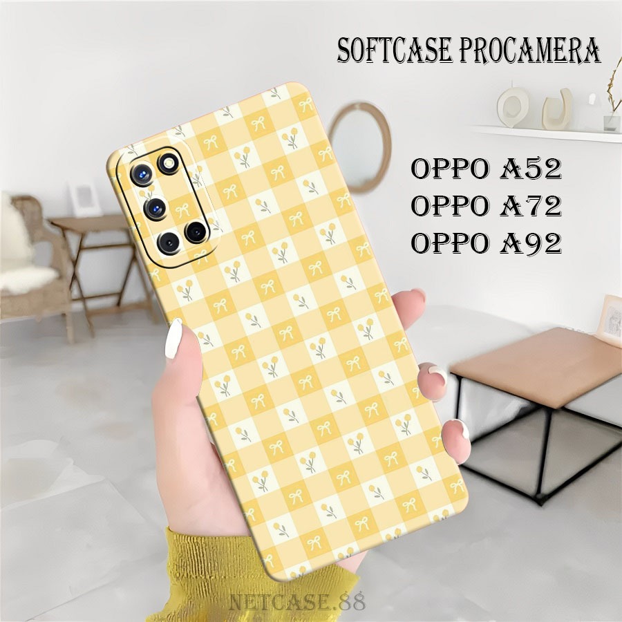 Softcase Hp Oppo A52 - Oppo A72 - Oppo A92 - Case Terbaru - Tpu Silikon - Softcase Lentur - Fashion 