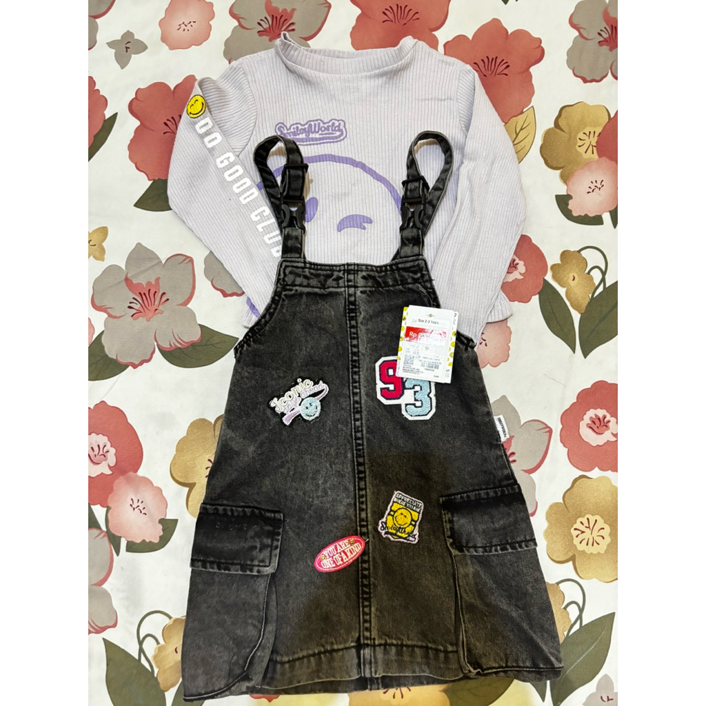NEW OVERALL MAX FASHION KIDS SIZE 2-3 TAHUN