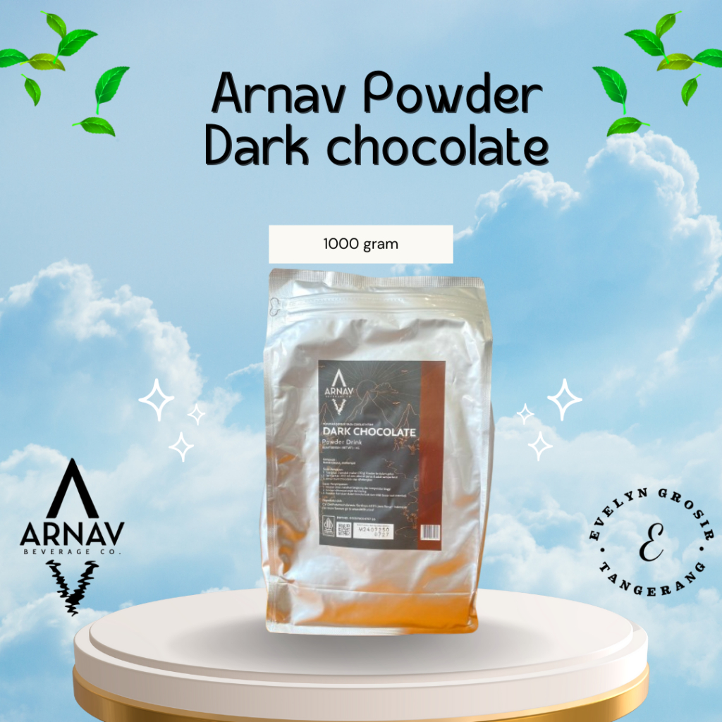 Arnav Dark Chocolate 1kg - Bubuk Minuman Dark Chocolate
